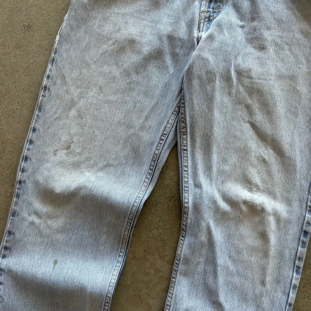 Vintage‎ Levis 505 Jeans Size 34x30 Blue Medium Wash Denim Regular Straight Leg